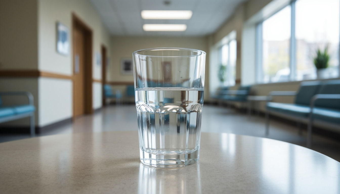 Стакан чистой воды.