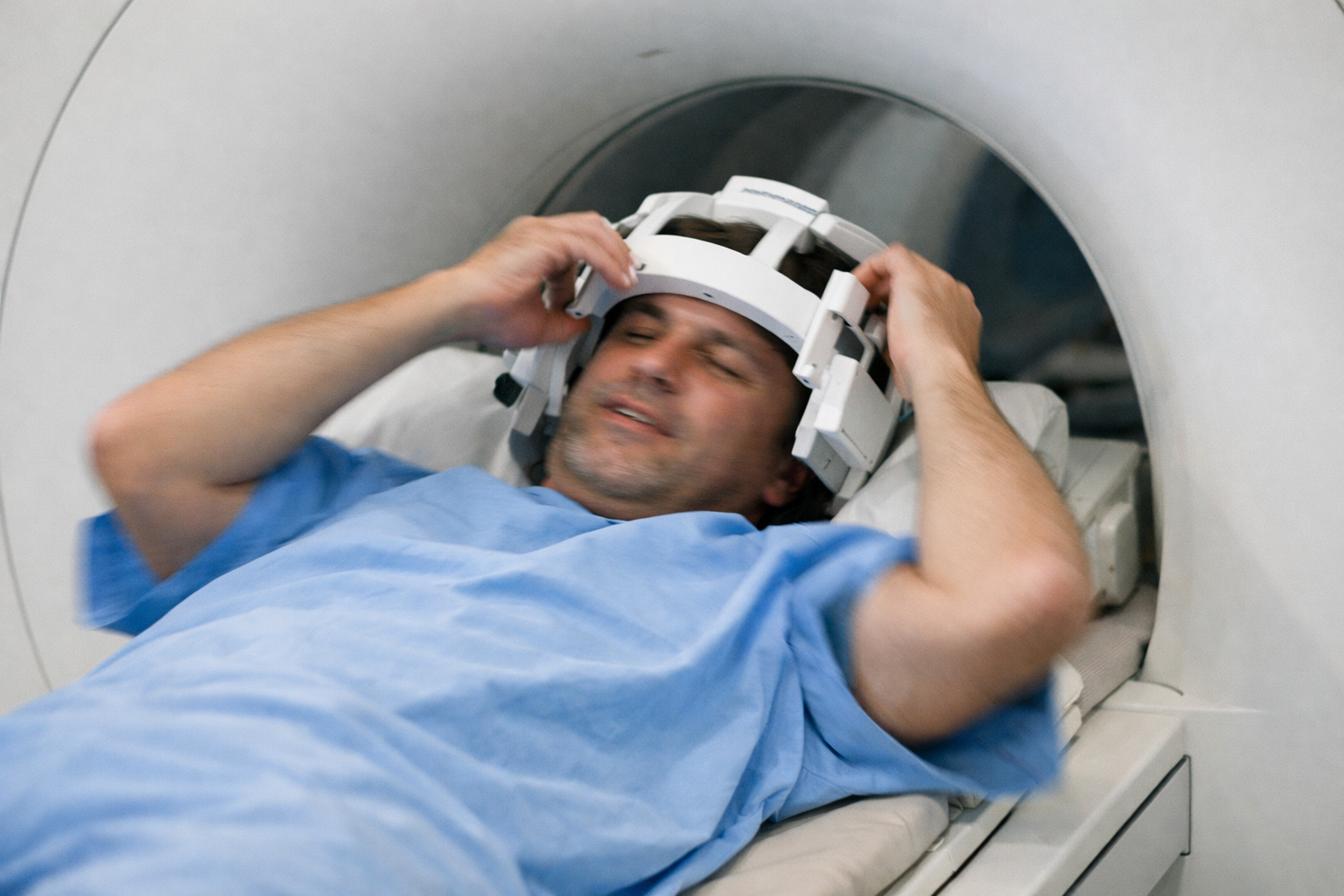 Движения во время МРТ головы.